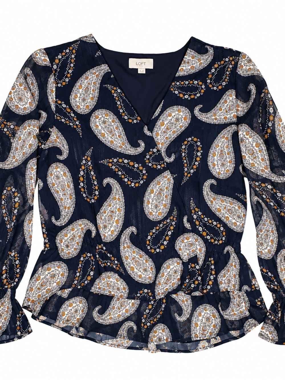 LOFT Outlet Women’s Medium Paisley Blouse